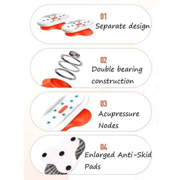 Twisting Weight Loss Split Waist Plate Gym Equipment Waist - Picture 2 of 12